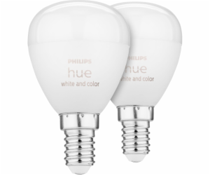 Philips Hue LED Luster E14 2pack 5,1W 470lm White Color A...