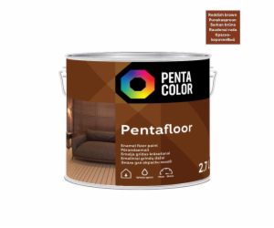 Barva na podlahu Pentacolor Pentafloor, červenohnědá, 2,7l