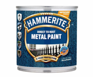 Barva na kov Hammerite Hammered, černá, 250 ml
