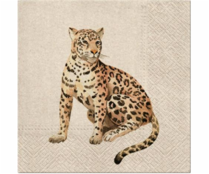 GoDan Leopard ubrousky 33x33 cm / 20 ks jedna velikost