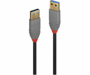Lindy USB-A - USB-A kabel USB 2 m černý (36752)