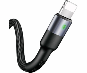 Usams USB-A - Lightning USB kabel 1 m černý