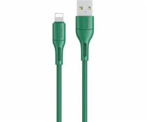 Usams USB-A – Lightning kabel 1 m zelený (SJ500USB04)