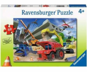 Ravensburger Puzzle 60 dílků Stavební stroje 051823 Raven...