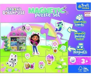 Magnetické puzzle Trefl Svět domečku pro panenky Gabi Gabbys