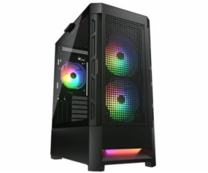 COUGAR PC skříň AIRFACE RGB Black Mid Tower Mesh Front Pa...