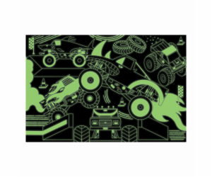 Mudpuppy Puzzle Monster Trucks - svítí ve tmě 100 dílků
