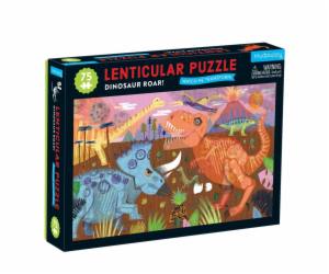 Mudpuppy Puzzle Lentikulární Dinosauři 75 dílků