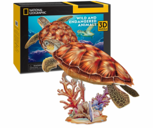 CubicFun - Puzzle 3D National Geographic Mořská želva - 3...