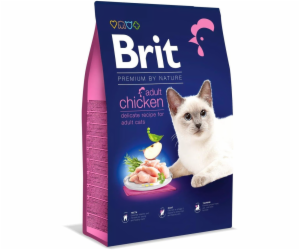 Brit Premium by Nature Cat. Adult Chicken, 8kg granule pr...