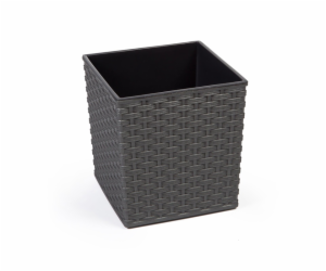 Hrnec Lamela Ratan 597-50, plast, H 40 cm, šedý