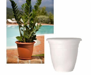 Plastový hrnec DOMOLETTI TE000030-110, O30 cm, bílý