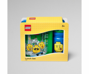 Room Copenhagen LEGO Lunch Box Set Iconic Boy modrá a zelená