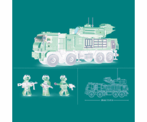 Sluban Model Bricks M38-B1252  Pantsir S1S v měřítku 1:35