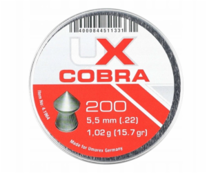 5,5 mm UMAREX COBRA spitzer molet. 200 ks.
