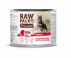 RAW PALEO Duoprotein Beef & Rabbit Adult - vlhké krmivo p...