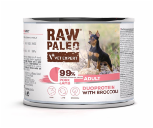 RAW PALEO Duoprotein Pork & Lamb Adult - vlhké krmivo pro...