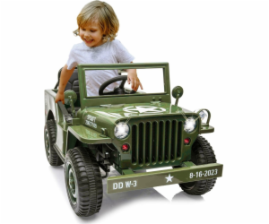 Jamara  Ride-on Jeep Willys MB Army grün 3+