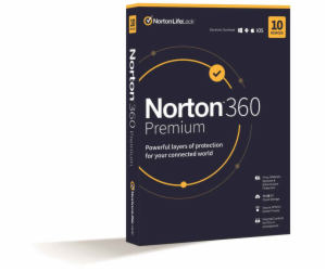 Norton 360 PREMIUM 75GB + VPN 1 lic. 10 lic. 3 roky ESD (...