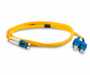 Optický patchkabel duplexní, LC/UPC-SC/UPC 9/125um SM, 20...