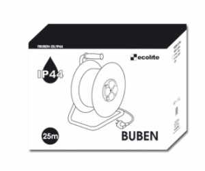 Přivod prodlužovací buben 25 m IP44 max. 16A