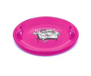 Sáňkovací talíř Baby Mix 60 cm MUSIC růžový