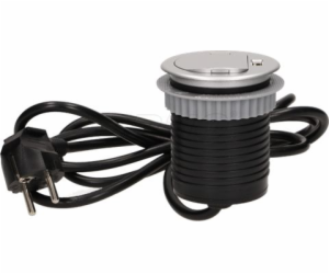 Orno Nábytková zásuvka zapuštěná do desky 1x250V AC s kry...