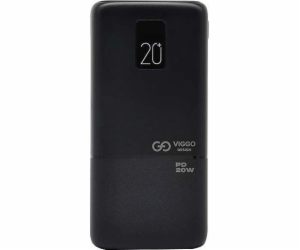 VIGGO POWERBANK 20000MAH 1XUSB-C 2XUSB PD LCD BLACK