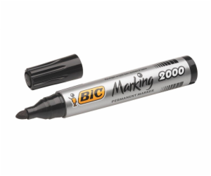 Bic permanentní popisovač 2000, kulatý hrot, černý
