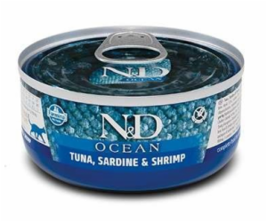 FARMINA N&D CAT OCEAN TUNA SARDINE&SHRI