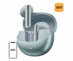 Sluchátka TWS QCY AilyBuds Pro+ HT10 Pro, ANC (zelená)