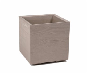 Hrnec Lamela 891-85, plast, O 40 cm, pískově hnědý