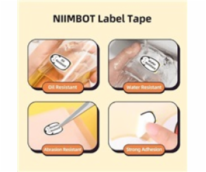 Niimbot štítky T 40x20mm 320ks Zvířecí jmenovka pro B21, ...