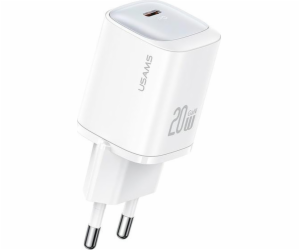 USAMS 20W GaN USB-C rychlé nabíjení CC248 nástěnná nabíje...