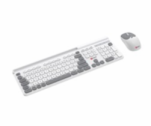 C-TECH klávesnice s myší WLKMC-05W, Bezdrátový set 2.4GHz...