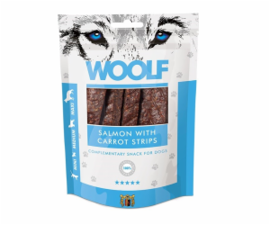 WOOLF Salmon with carrot strips - pamlsek pro psa - 100g