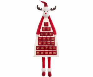 Adventní kalendář ve tvaru soba k vyplnění