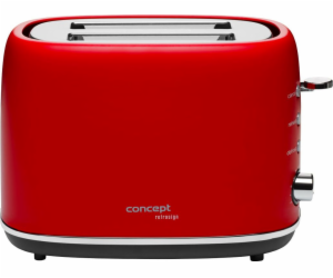 Toaster Concept Toaster Concept TE2062 Retrosign červený
