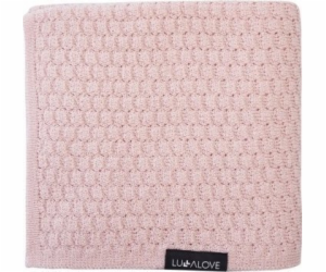 LullaLove Deka/zavinovačka merino PREMIUM - pudrově růžov...
