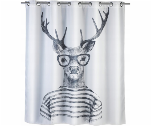 Sprchový závěs Kleine Wolke Mr Deer, textil, 180x200 cm, ...