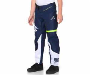 100% Junior kalhoty 100% R-CORE Kalhoty tmavě modrá žlutá...
