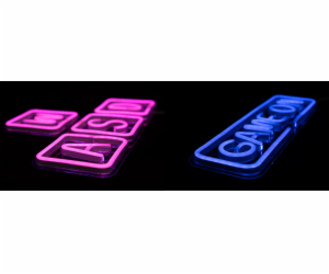 Nástraha PREYON Neon Wall Light WASD Purple Eye Bait (PBE...