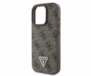 Guess PU 4G Strass Triangle Metal Logo Zadní Kryt pro iPh...
