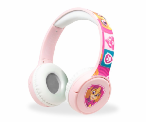 Bluetooth sluchátka Tlapková patrola růžová