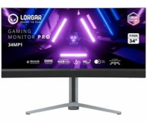 LORGAR 34 herní monitor zahnutý, miniLED