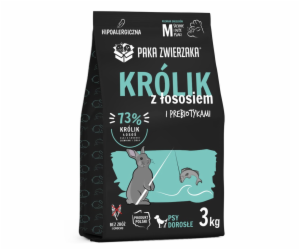 PAKA ZWIERZAKA Rabbit with salmon M - suché krmivo pro ps...