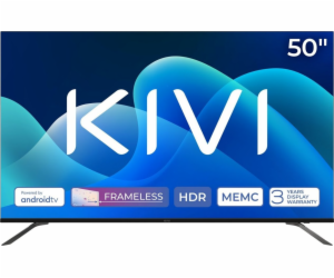 KIVI - 50 , UHD, Google Android TV, Black, 3840x2160, 60 ...