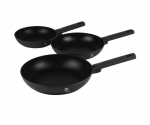 Sada pánví s titanovým povrchem 3 ks Matte Black Collecti...