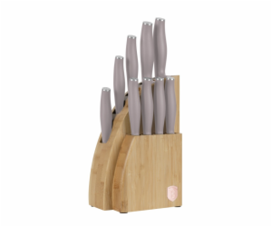 Sada nožů se stojanem BAMBOO 10 ks Taupe Collection BH-3122