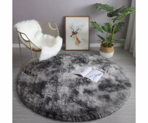 Strado Kulatý koberec Ombre Strado 180x180 OmbreGrey (tma...